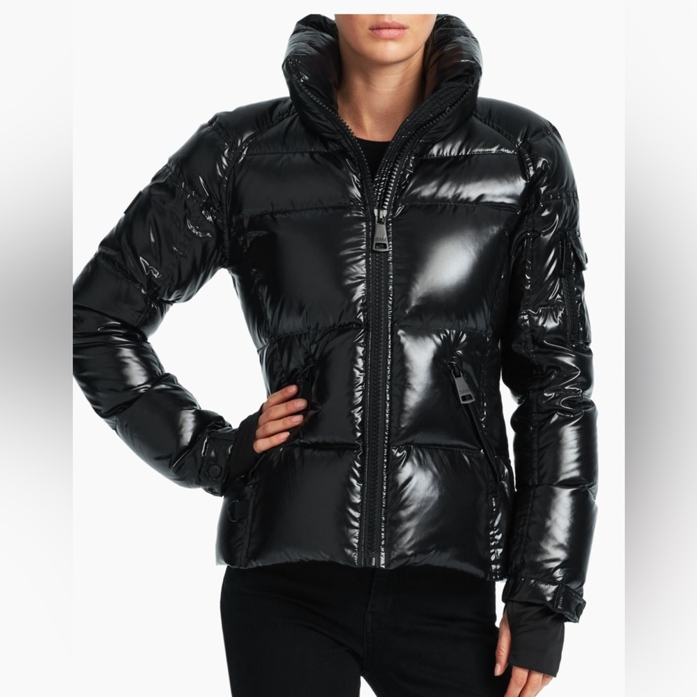 SAM black puffer jacket
